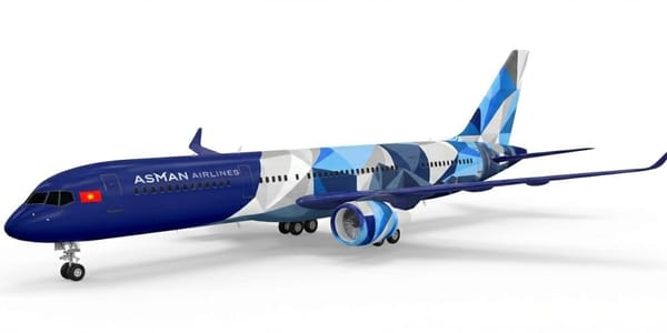 Как будут выглядеть новые Airbus A321 Asman Airlines? Подробности изображение публикации