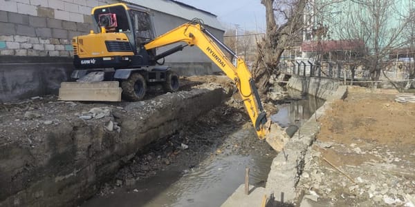 В Кара-Сууйском районе чистят и бетонируют каналы к весеннему поливу изображение публикации