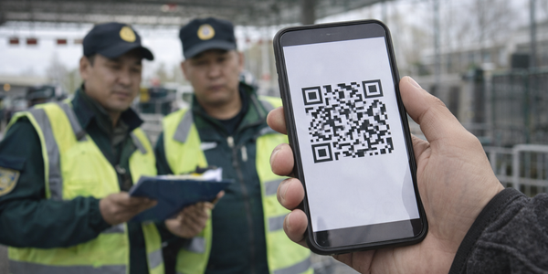 Как не застрять на границе: в Кыргызстане введут проверку долгов через QR изображение публикации