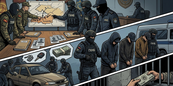 В Кызыл-Кие за разбой и вымогательство задержаны сторонники Дженго изображение публикации