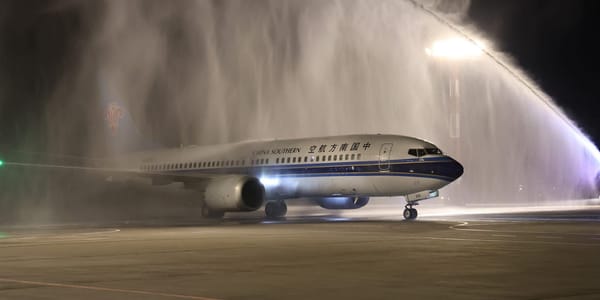 China Southern Airlines выполнила первый рейс по маршруту Гуанчжоу — Бишкек