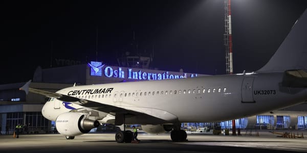 Centrum Air выполнила первый регулярный рейс по маршруту Ташкент — Ош — Ташкент 1 апреля 2026 года.