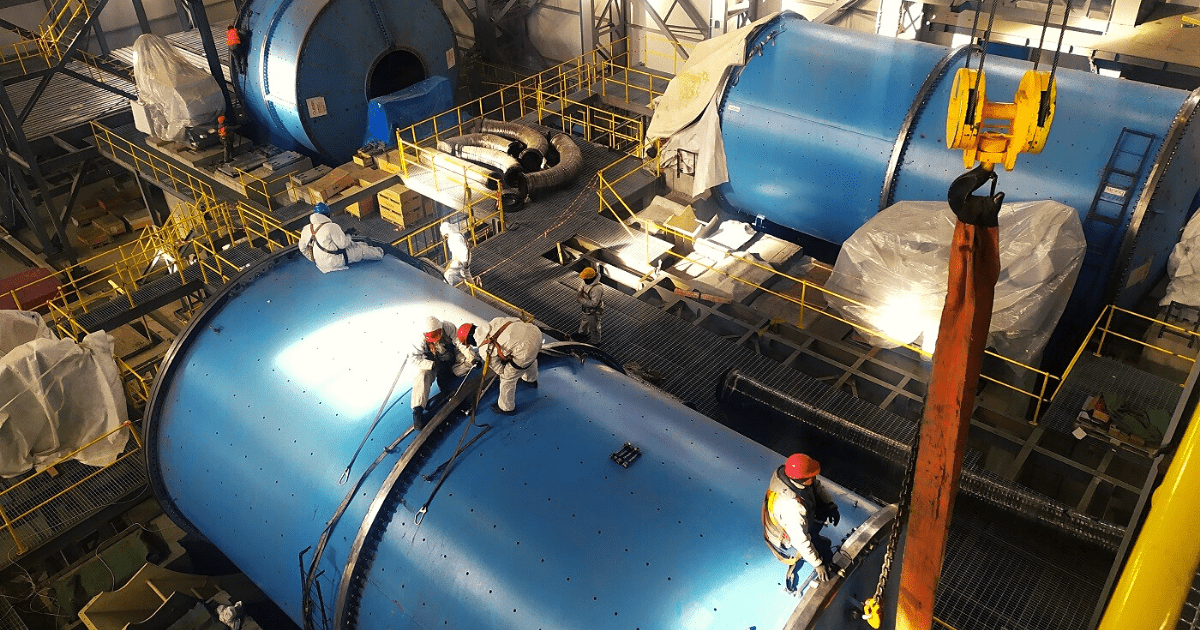 ЗИФ на Джеруе запустят весной этого года. Ведется монтаж оборудования. ФОТО изображение публикации