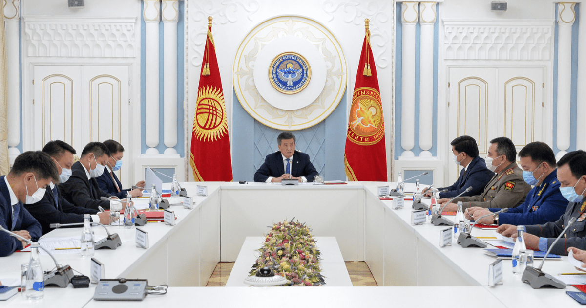 Жээнбеков созвал Совбез в узком составе. Обсуждают возобновление экономической активности изображение публикации