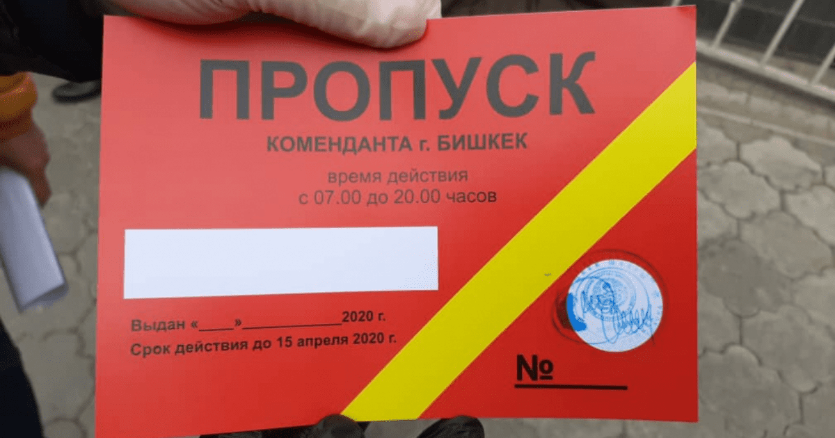 Предприниматели Бишкека теперь могут подать онлайн-заявку на получение пропусков изображение публикации