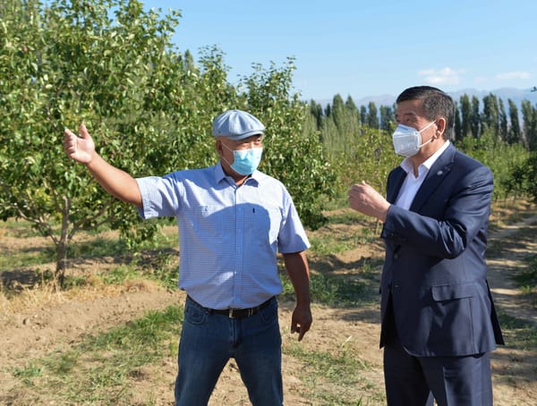 Жээнбеков пообещал усилить поддержку сельских предпринимателей изображение публикации