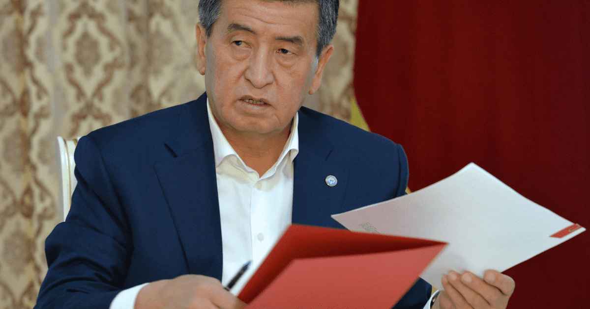 Жээнбеков повторно ввел ЧП в Бишкеке изображение публикации