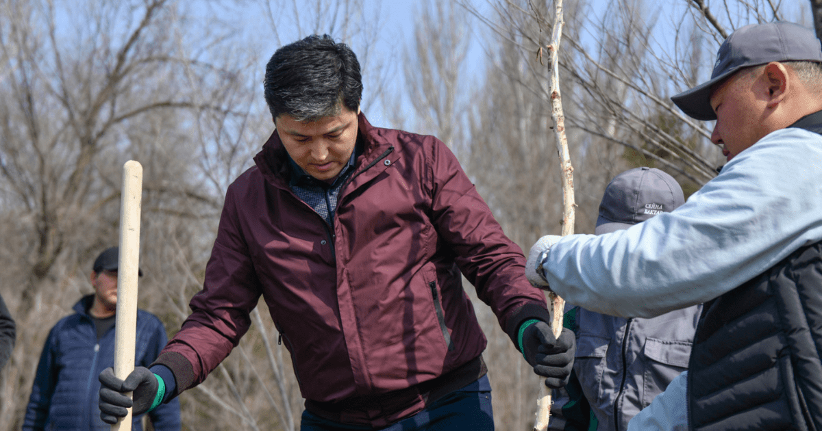 Премьер высадил деревья в поддержку предпринимателей. ФОТО изображение публикации