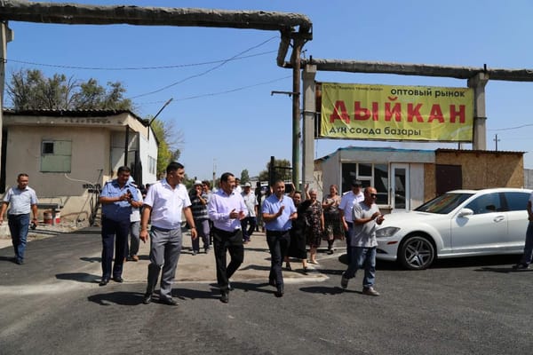 В Бишкеке возобновил работу сельскохозяйственный рынок «Дыйкан» изображение публикации