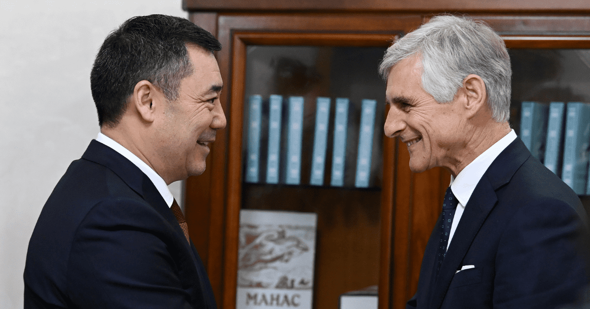 Строительство больших и малых ГЭС обсудил Садыр Жапаров с главой МИД Австрии изображение публикации