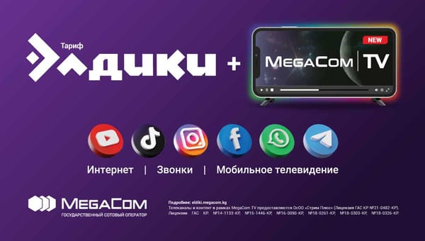 Встречайте новую линейку тарифов «Элдики + MegaCom|TV» от MegaCom! изображение публикации
