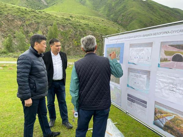 В Чуйской области собираются построить Южную объездную дорогу Бишкека — через ущелье Сокулук до Суусамыра изображение публикации