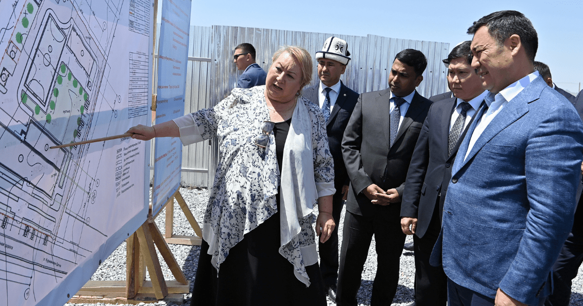 В Баткене начали строить учебно-лечебный комплекс за 604 млн сомов за счет КГМА изображение публикации