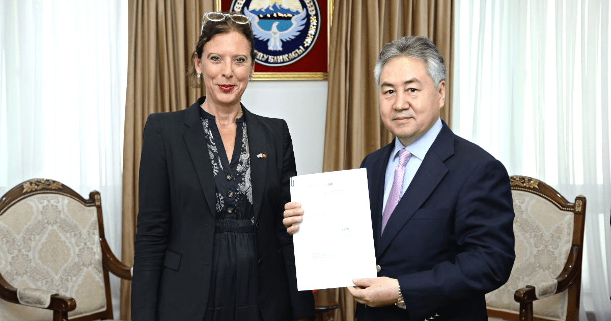 Глава МИД принял нового постоянного координатора системы ООН в Кыргызстане изображение публикации