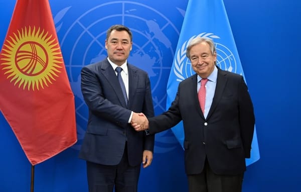 Садыр Жапаров встретился с генсеком ООН — обсудил агрессию Таджикистана и создание Фонда горных стран изображение публикации