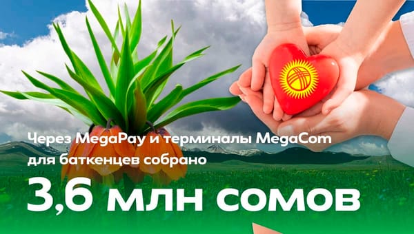 Через MegaPay и терминалы MegaCom для баткенцев собрано более 3.6 млн сомов изображение публикации
