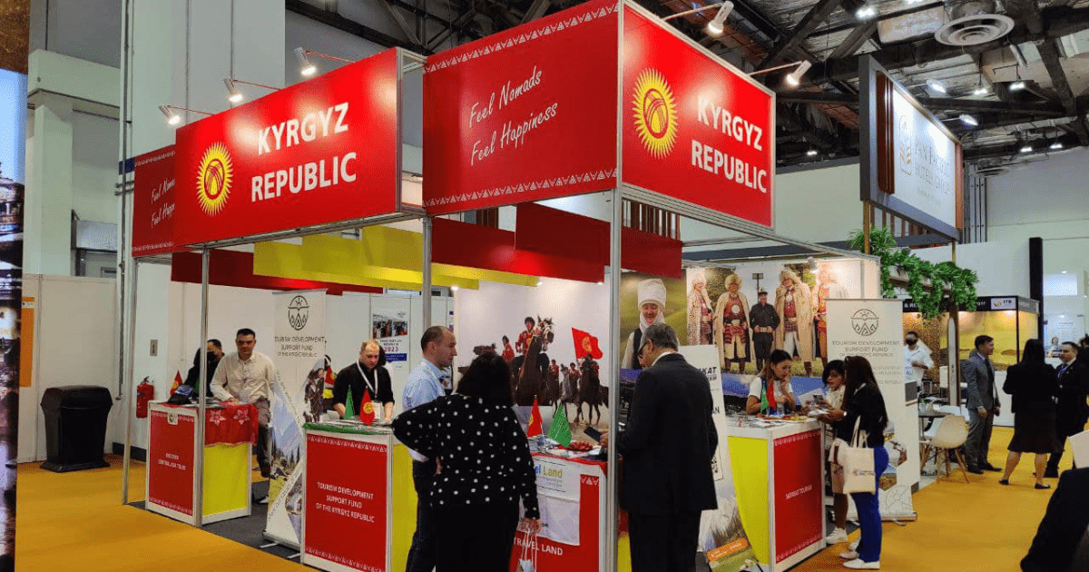 Павильон Кыргызстана пользуется популярностью на туристической ярмарке в Сингапуре изображение публикации