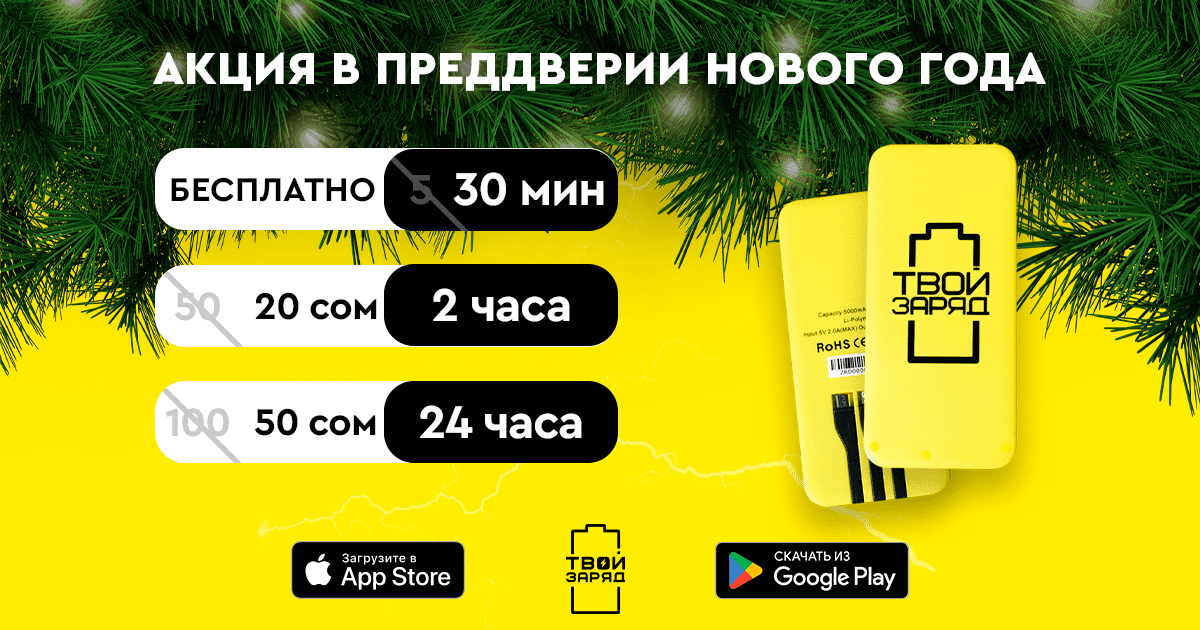 Теперь аренда павербанков стала еще доступнее! изображение публикации