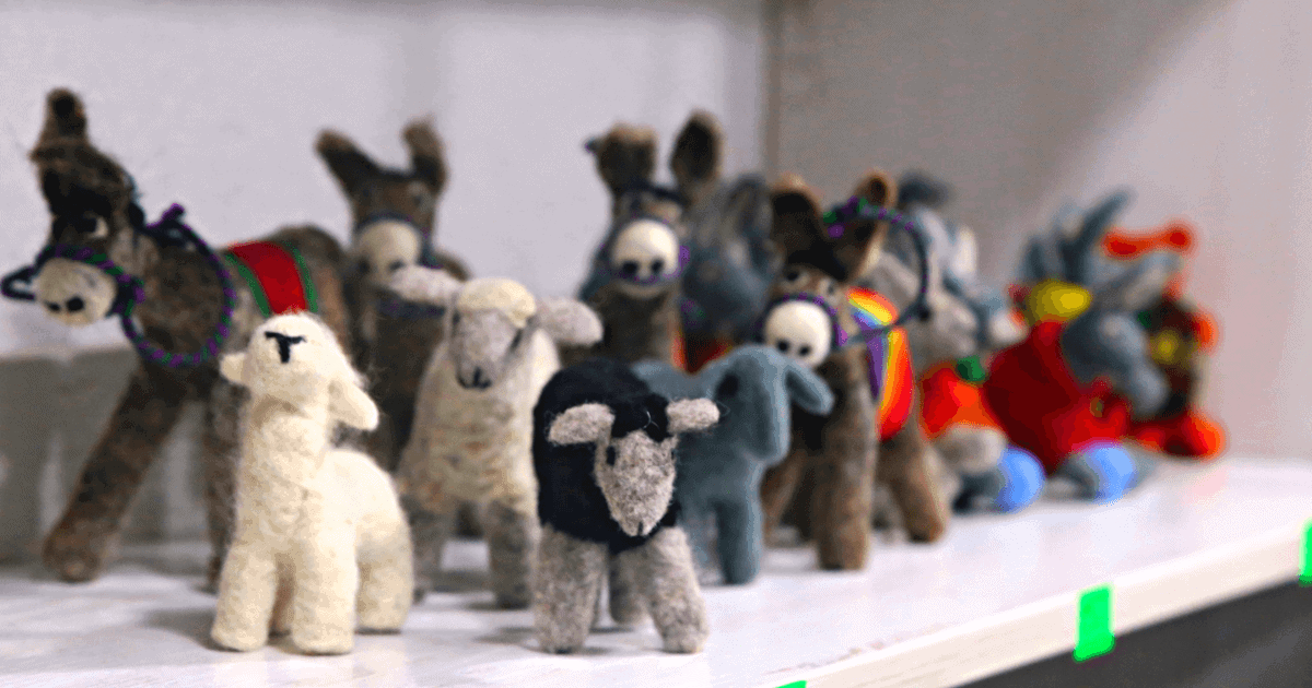 Хлеб, сладости и изделия из войлока — в Бишкеке открылся первый социальный магазин с работниками ЛОВЗ изображение публикации