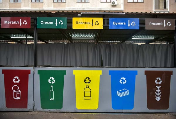 12 контейнеров под камерами — в Бишкеке открыли спецпункт по сортировке мусора изображение публикации