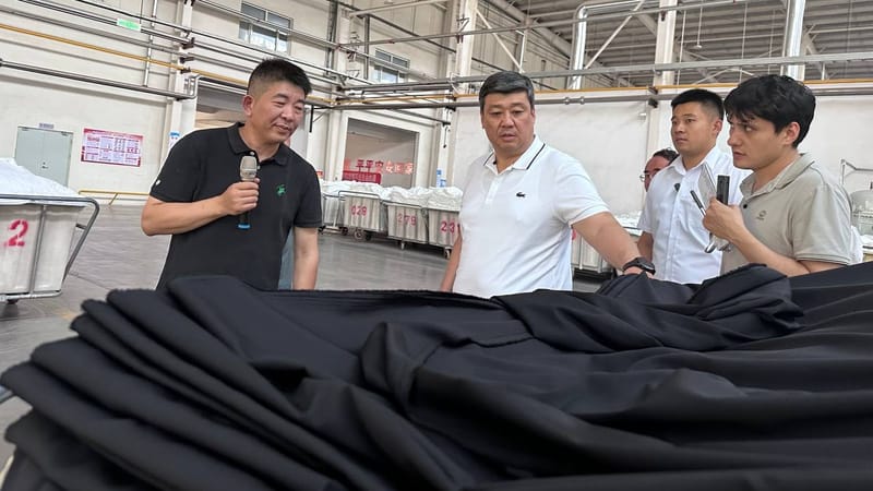 Китайскую текстильную компанию попросили направить специалистов в КР для обмена опытом изображение публикации