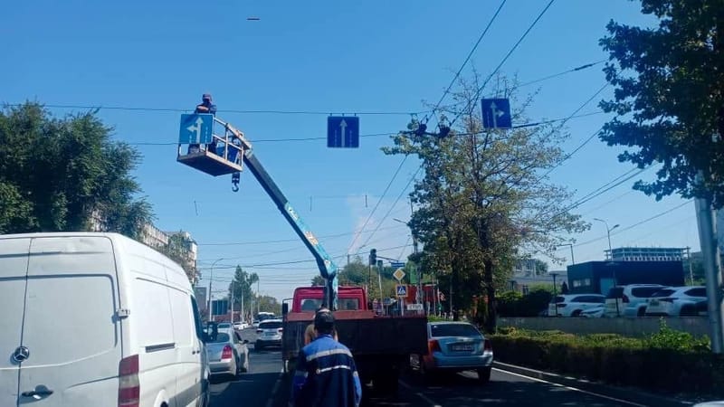 В Бишкеке участок улицы Гоголя временно станет двухсторонним изображение публикации