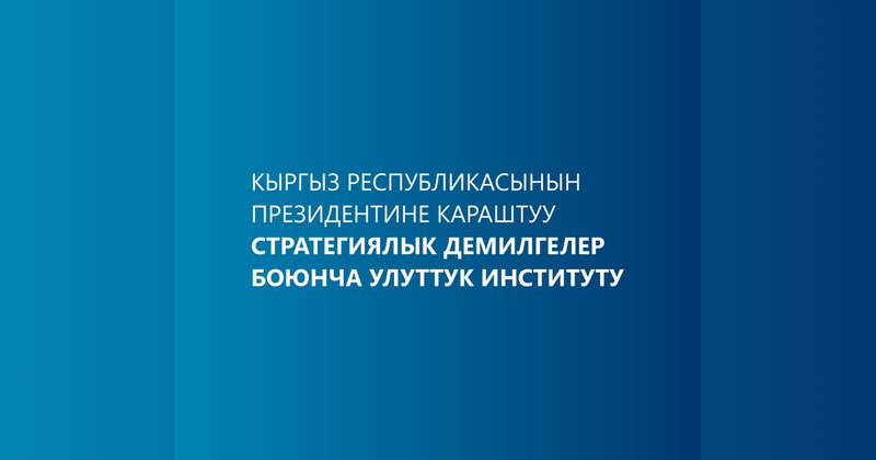 В Нацинституте стратегических инициатив при президенте выявили нарушения на 1.5 млн сомов изображение публикации