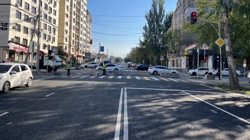 Две центральные улицы Бишкека снова стали двухсторонними изображение публикации