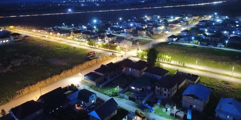 В жилмассиве Биримдик-Кут установили 200 современных светильников изображение публикации