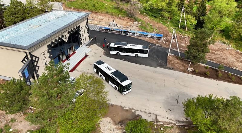 Автобусный маршрут №1 из центра Бишкека в парк «Ала-Арча» запустили на постоянной основе изображение публикации