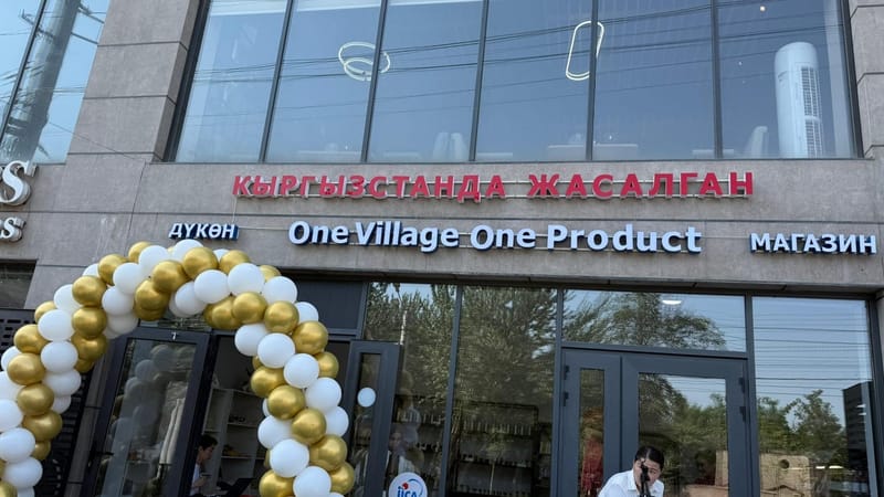 В Оше открыли учебный центр и магазин по проекту «Одно село – один продукт» изображение публикации