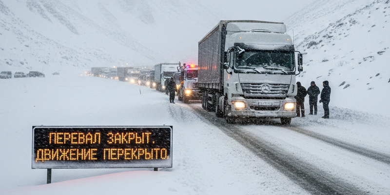 Какие перевалы в КР остаются открытыми для проезда на фоне снегопадов изображение публикации