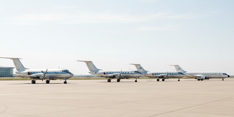 ОАО «Аэропорты Кыргызстана» выставило на аукцион пять самолетов изображение публикации