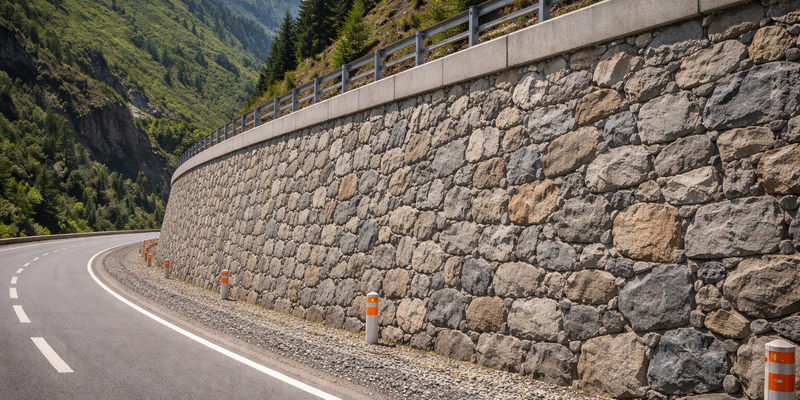 На дороге Север — Юг построят 12 подпорных стенок за 230.6 млн сомов