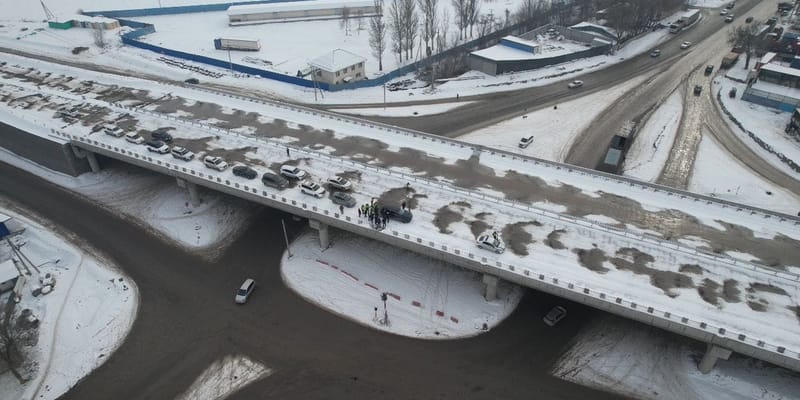 На Северной объездной Бишкека временно открыли три развязки