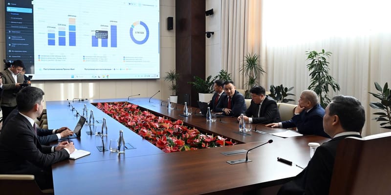 Садыру Жапарову представили новую налоговую систему «Салык Күзөт» изображение публикации