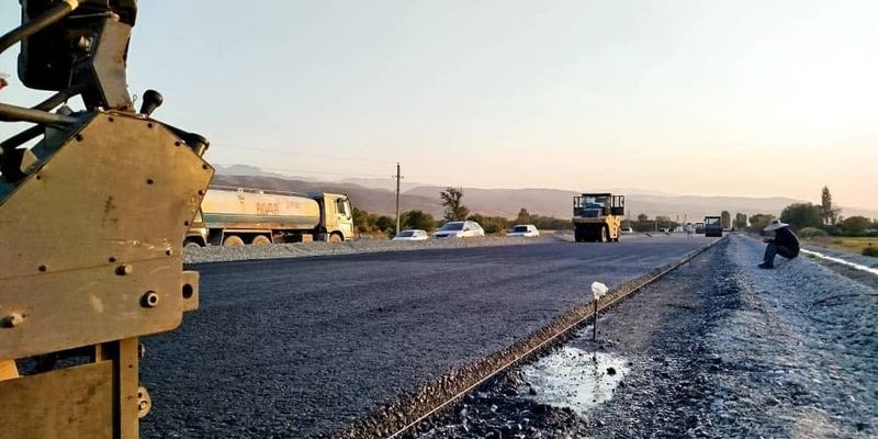 На дороге Бишкек – Кунтуу – Шопоков продолжают реконструкционные работы изображение публикации