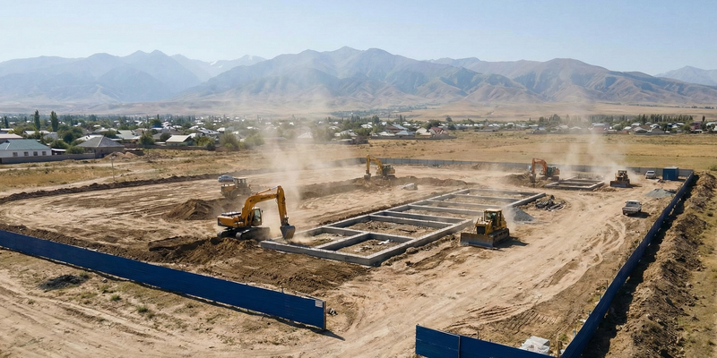 В Манасе построят асфальтобетонный завод — под проект трансформировали 0.8 га земли изображение публикации