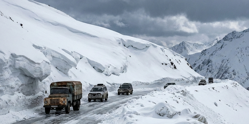 МЧС: Лавинная опасность на трассе Бишкек – Ош сохранится до 4 февраля изображение публикации