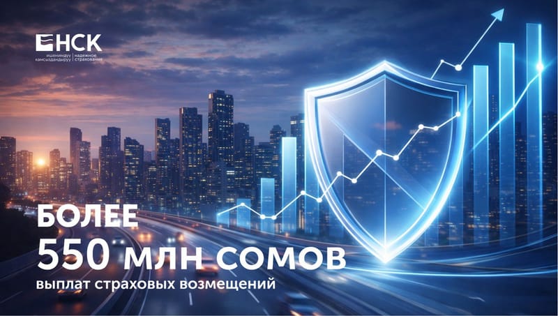 550 млн сомов выплат страховых возмещений: итоги работы «НСК» за 2025 год изображение публикации