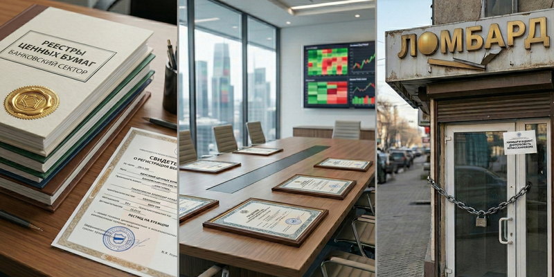 Регистрация акций банков, лицензии брокерам и закрытие ломбардов: итоги недели Госфиннадзора изображение публикации