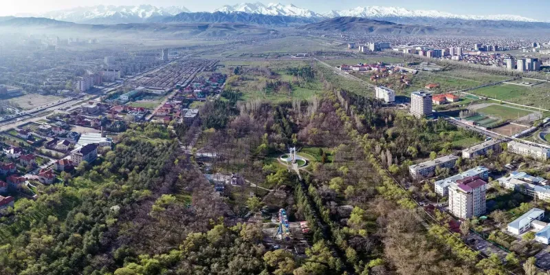 Застройка парка Ататюрка.