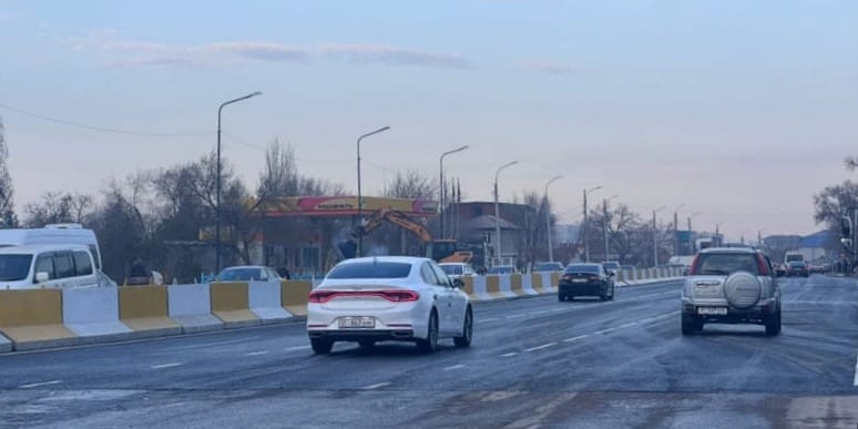 В Бишкеке после реконструкции открыли движение по мосту на Жибек Жолу изображение публикации