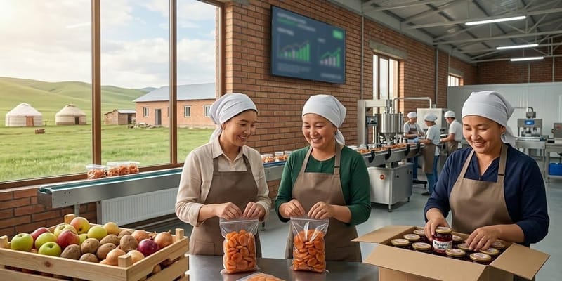 В 2026 году в Кыргызстане запустят 75 новых перерабатывающих предприятий изображение публикации