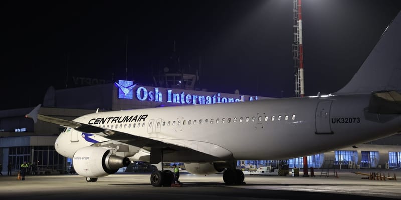 Centrum Air выполнила первый регулярный рейс по маршруту Ташкент — Ош — Ташкент 1 апреля 2026 года.