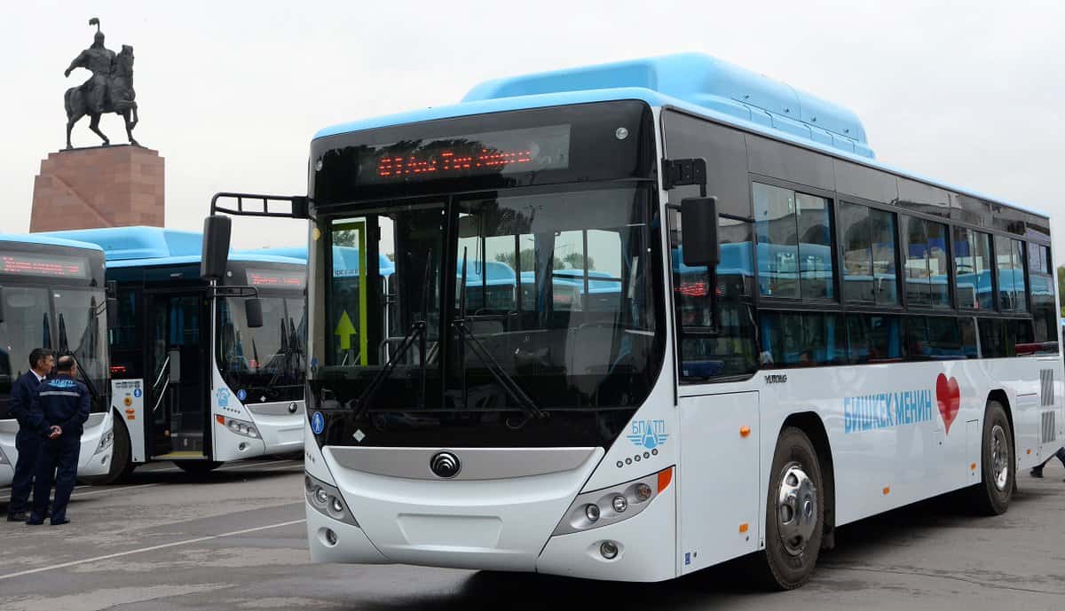 Бишкек на собственные средства закупает 100 новых автобусов на газе