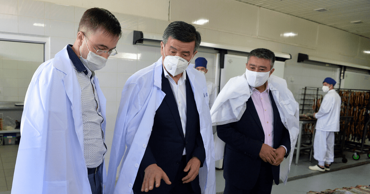 Жээнбеков пообещал поддерживать экспорт, несмотря на пандемию