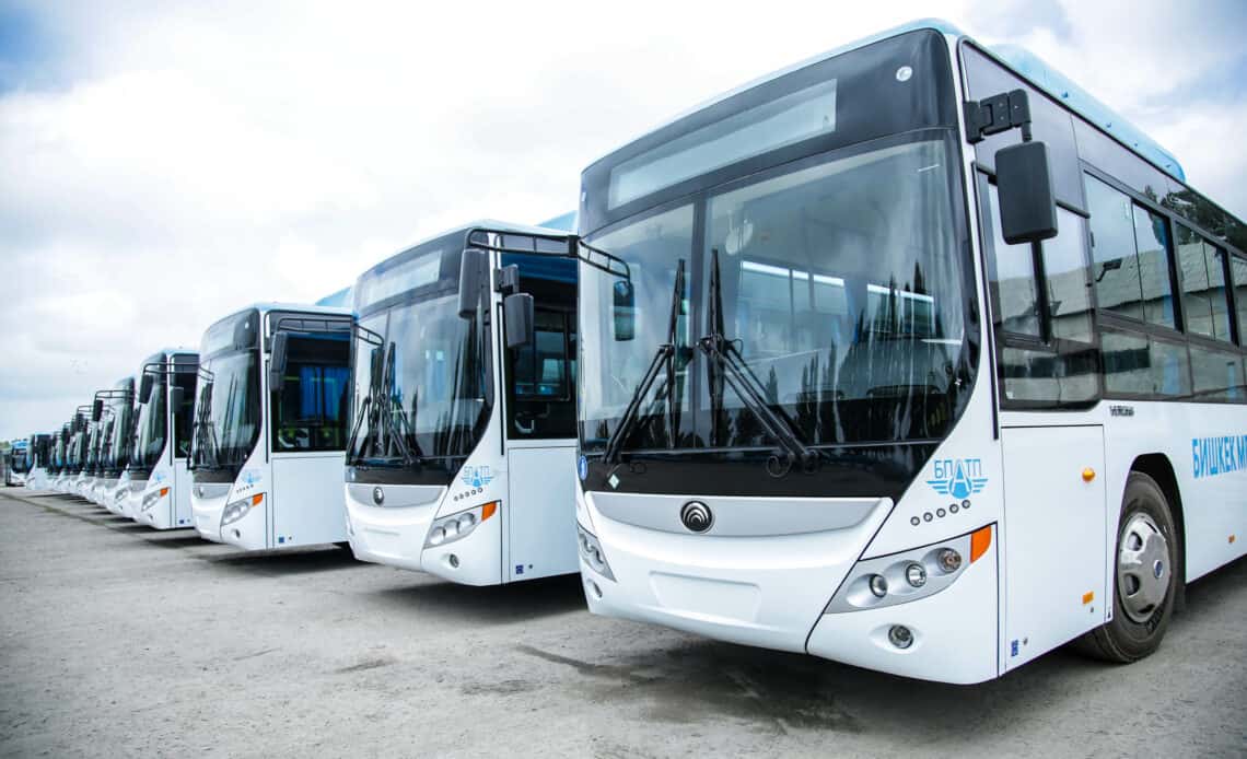 К концу января в Бишкек прибудет новая партия автобусов