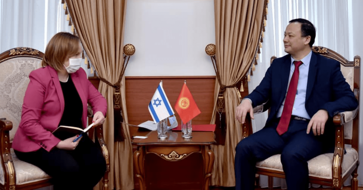 Проведение первого кыргызско-израильского бизнес-форума обсудил глава МИД с послом Израиля