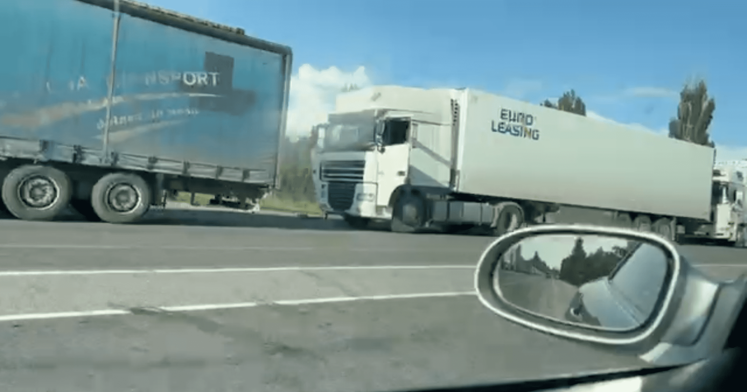 Сотни грузовиков стоят близ КПП «Кен-Булун» — Казахстан усилил контроль